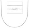 Picture of Silver 925 Rope Chain Necklace 45 cm (17,7 inch)