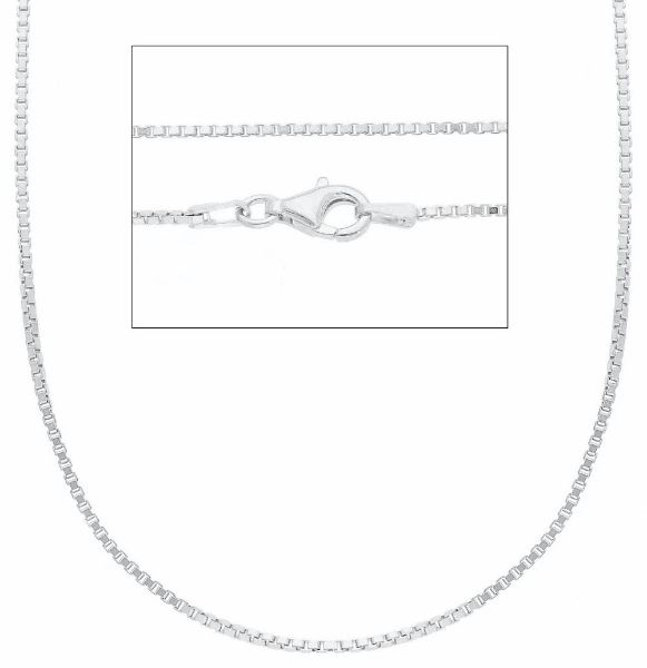 Imagen de Cadena Veneciana plata 925 para mujer 45 cm