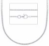 Picture of Silver 925 Box Chain Necklace for women 45 cm (17,7 inch)
