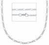 Picture of Silver 925 Italian Figaro Chain 50 cm (19,7 inch)