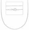 Imagen de Cadena Veneciana plata 925 50 cm
