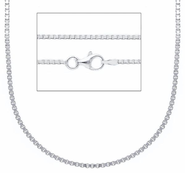 Picture of Silver 925 Box Chain Necklace 50 cm (19,7 inch)