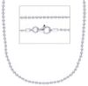 Imagen de Collar de Bolitas hombre de plata 925 40 cm