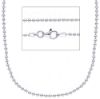 Picture of Silver 925 Beads Chain 50 cm (19,7 inch)