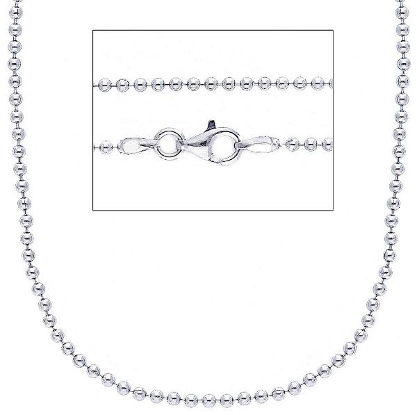 Picture of Silver 925 Beads Chain 50 cm (19,7 inch)
