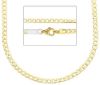 Immagine di Collana oro giallo 18k uomo maglia Grumetta 60 cm