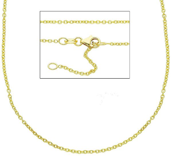 Picture of Yellow gold 18k Rolo Chain 50 cm (19,7 inch) Made in Italy