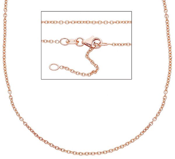 Immagine di Collana Rolò oro rosa 18k 50 cm