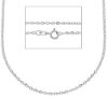 Immagine di Catena maglia Rolò oro bianco 18k 45 cm