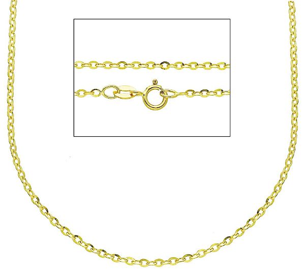 Picture of Yellow gold 18k Rolo Chain Necklace 40 cm (15,7 inch)