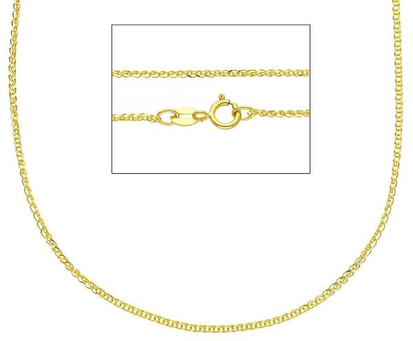 Picture of Yellow gold 18k Wheat Chain Necklace 40 cm (15,7 inch)