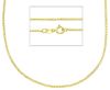 Imagen de Cadena Espiga oro amarillo 18k para mujer 50 cm