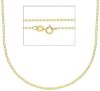 Immagine di Collana Catena Traversino oro giallo 18k donna 50 cm