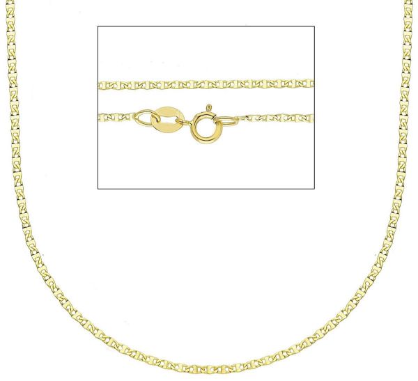 Immagine di Collana Catena Traversino oro giallo 18k donna 50 cm