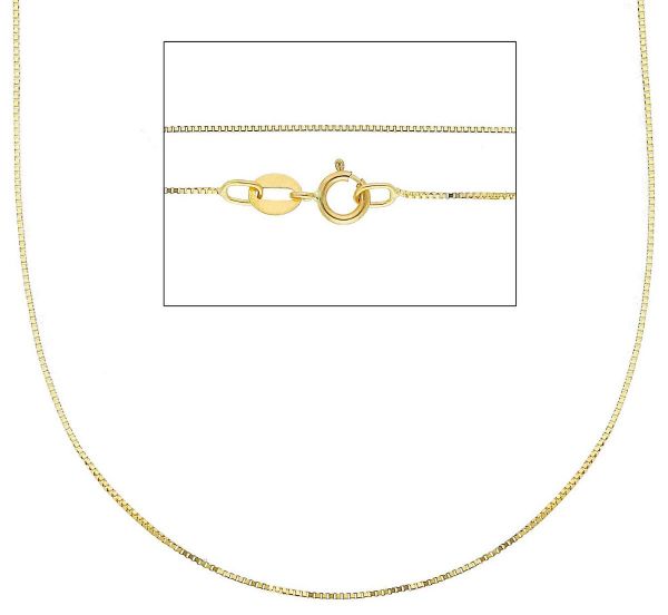 Picture of Yellow gold 18k Box Chain 40 cm (15,7 inch)
