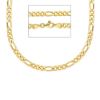 Immagine di Catenina Figaro oro giallo 18k uomo 50 cm