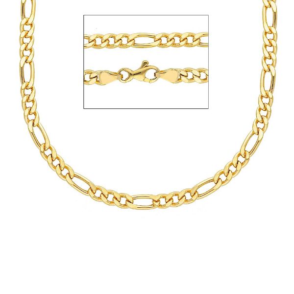 Immagine di Catenina Figaro oro giallo 18k uomo 50 cm