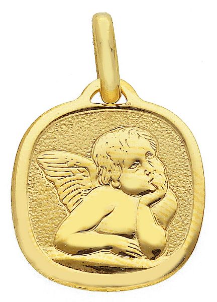 Immagine di Medaglia Angelo di Raffaello gr 1,7 oro giallo 18k