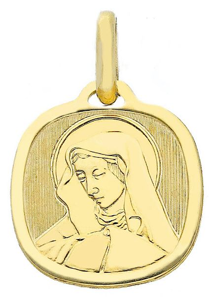 Imagen de Medalla Virgen de los Dolores gr 1,65 oro amarillo 18k