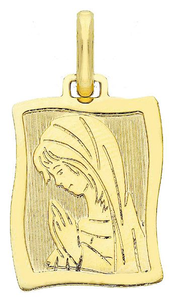 Imagen de Medalla Virgen Niña gr 1,7 oro amarillo 18k