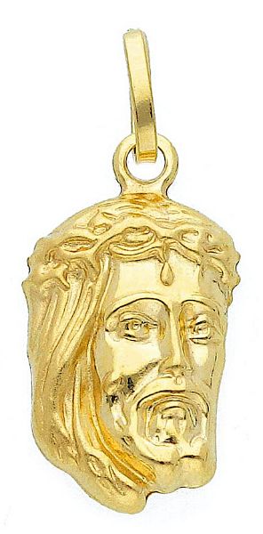 Imagen de Colgante Divino Rostro de Jesús gr 1,7 oro amarillo 18k