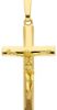 Imagen de Collar Crucifijo gr 6,3 oro amarillo 18k mujer hombre