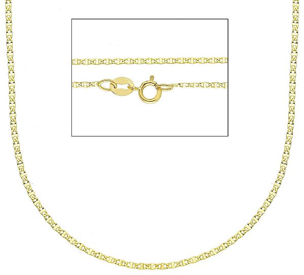 Picture of Yellow gold 18k Anchor Chain Necklace 45 cm (17,7 inch)