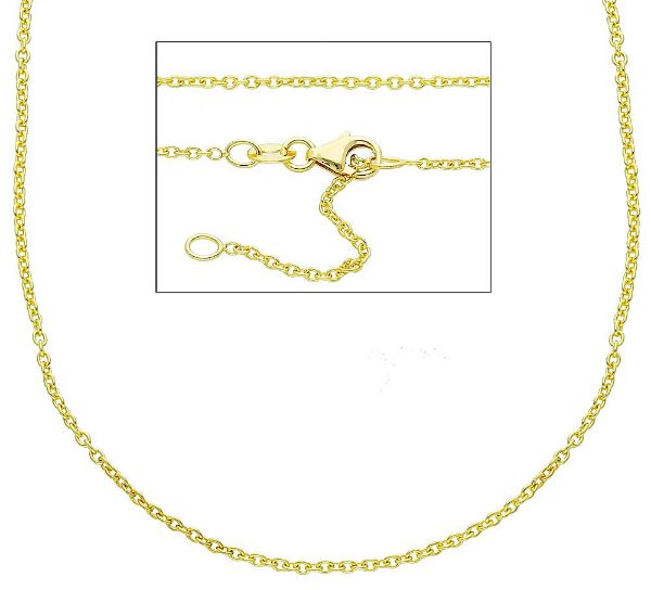 Imagen de Cadena Rolo oro amarillo 18k42+3 cm