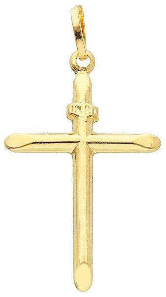 Imagen de Cruz INRI gr 0,85 oro amarillo 18k