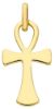 Picture of Solid yellow gold 18k Ankh Necklace gr 1,6