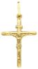 Picture of Yellow gold 18k Crucifix for men gr 0,8