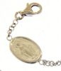 Immagine di Bracciale Rosario uomo con Croce gr 4,5 oro bianco 18k