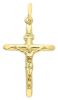 Picture of Yellow gold 18k Crucifix for men gr 1,05