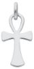 Picture of Solid white gold 18k Ankh Cross Necklace gr 1,95