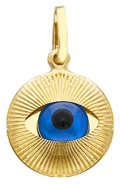 Picture of Eye of Allah Pendant gr 1,2 yellow gold 18k