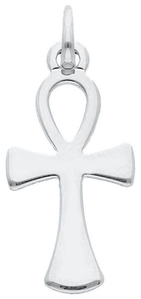 Imagen de Colgante Llave Ankh gr 1,1 oro blanco macizo 18k para hombre