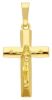 Imagen de Crucifijo Collar gr 4,6 oro amarillo macizo 18k para hombre