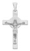 Immagine di Croce di San Benedetto oro bianco 18k gr 2,90