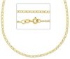 Immagine di Collana maglia Traversino oro giallo 18k uomo 50 cm
