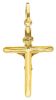 Picture of Yellow gold 18k Crucifix for men gr 0,8