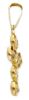Imagen de Cruz gr 0,7 oro amarillo 18k y 6 zircones para mujer