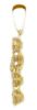 Immagine di Ciondolo Croce donna gr 0,85 oro giallo 18k e 6 zirconi