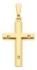 Imagen de Crucifijo Collar gr 4,6 oro amarillo macizo 18k para hombre