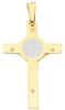 Picture of St. Benedict Necklace gr 5,4 solid yellow / white gold 18k