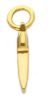 Immagine di Ciondolo Croce moderna liscia gr 2,4 oro giallo 18k