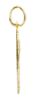 Picture of Smooth Cross Pendant gr 0,8 yellow gold 18k