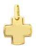 Immagine di Ciondolo Croce donna quadrata gr 2,6 oro giallo 18k