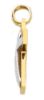 Imagen de Cruz doble gr 3 oro bicolor macizo 18k para hombre