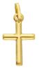 Picture of Yellow gold 18k Cross Necklace for men gr 0,45