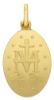 Picture of Original Miraculous Medal gr 3,1 yellow gold 18k Made in Italy